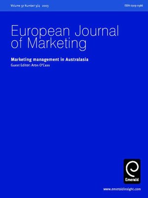 European Journal of Marketing, Volume 37, Issue 3 & 4